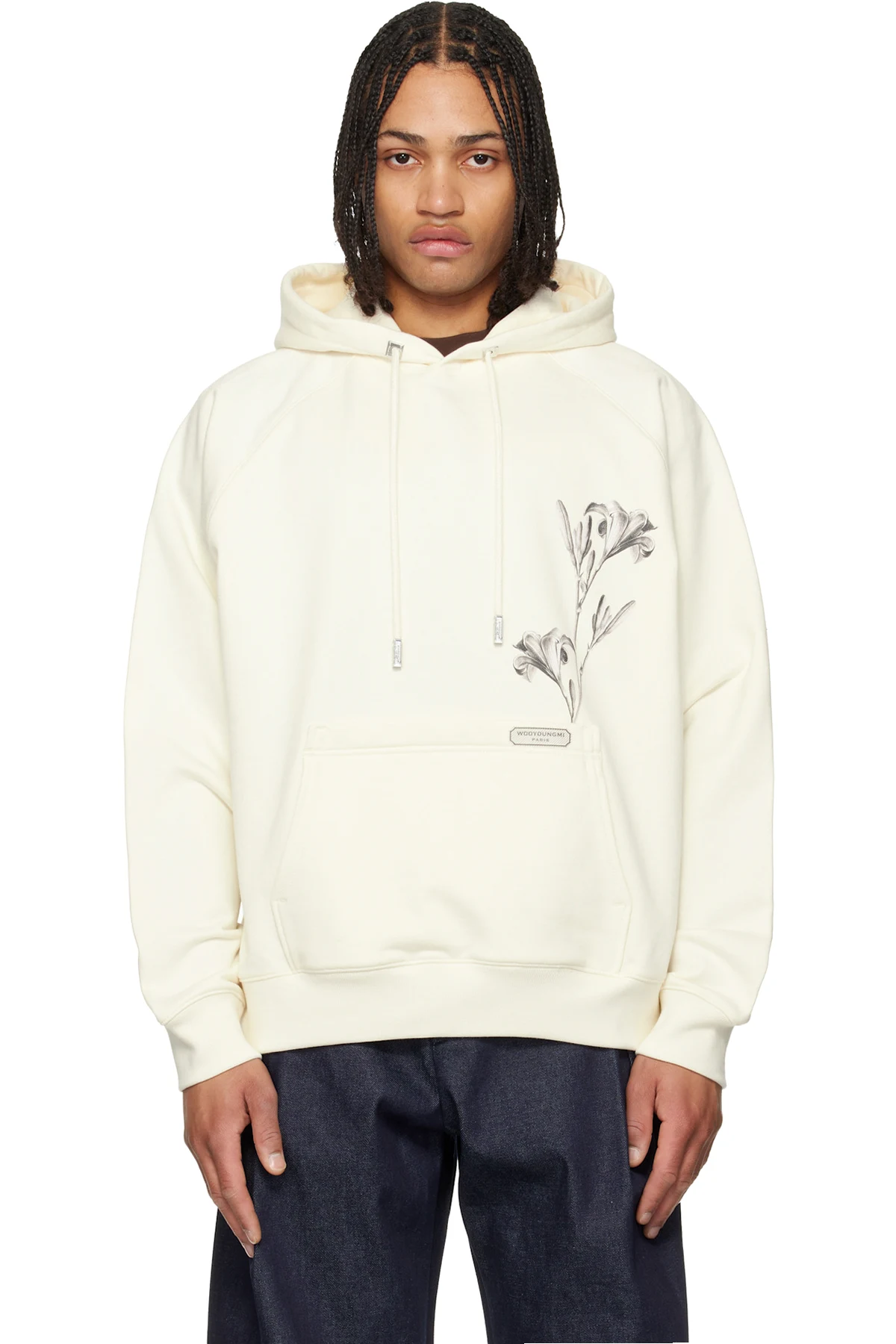 Off-White Flower Back Logo Hoodie