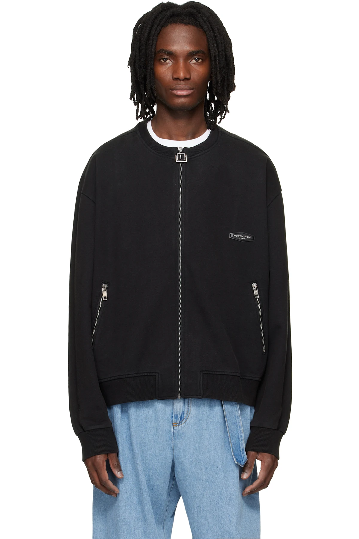 Black Zip-Up Sweatshirt