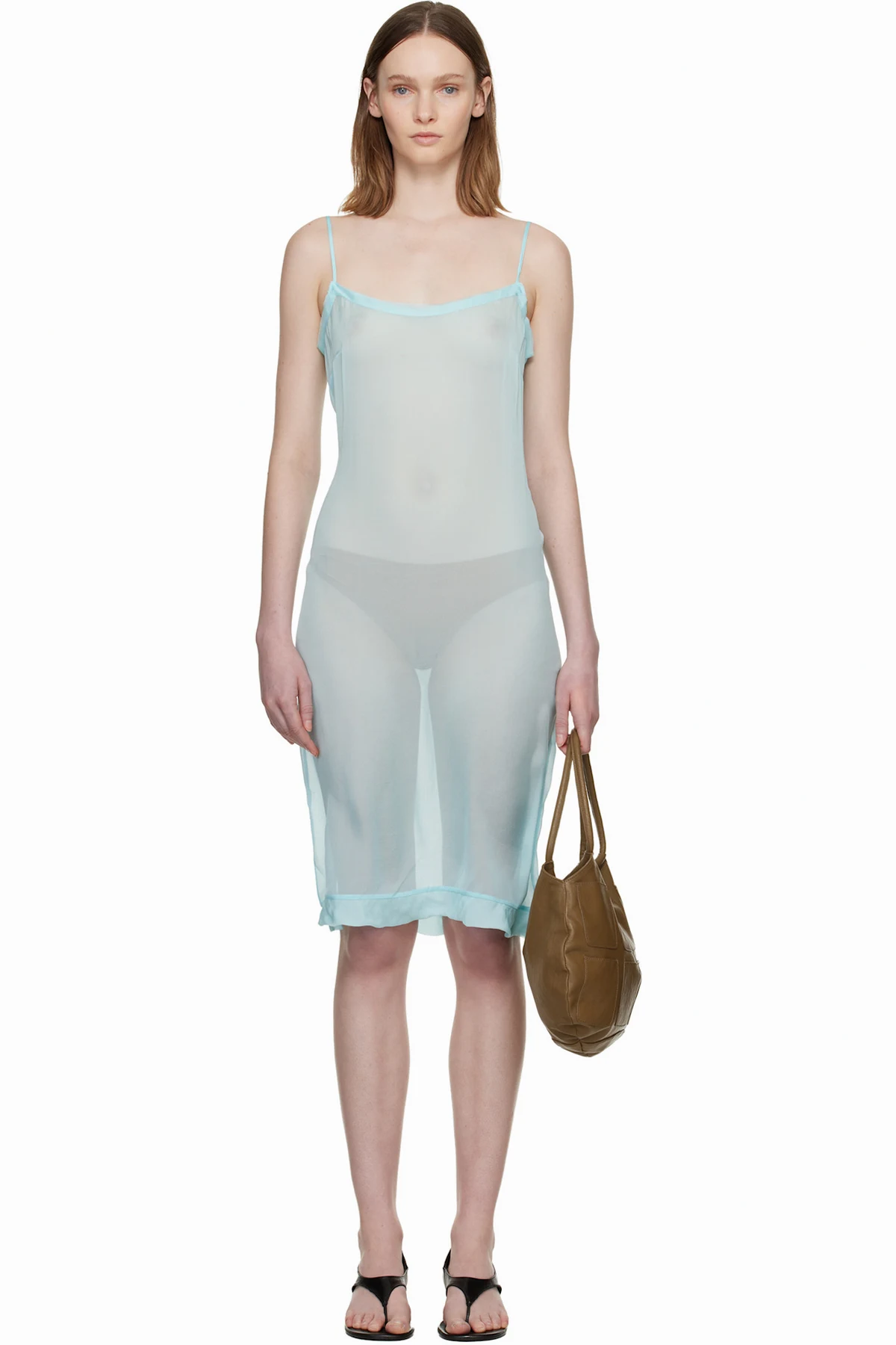 Blue Enos Midi Dress