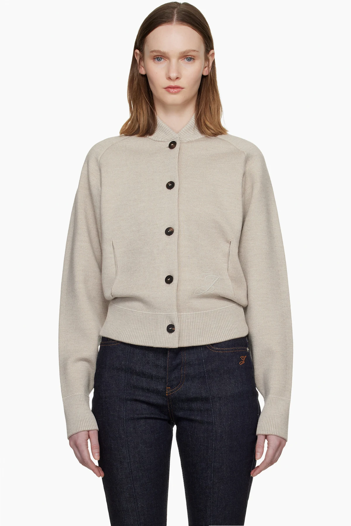 Beige 'The Lavande' Cardigan