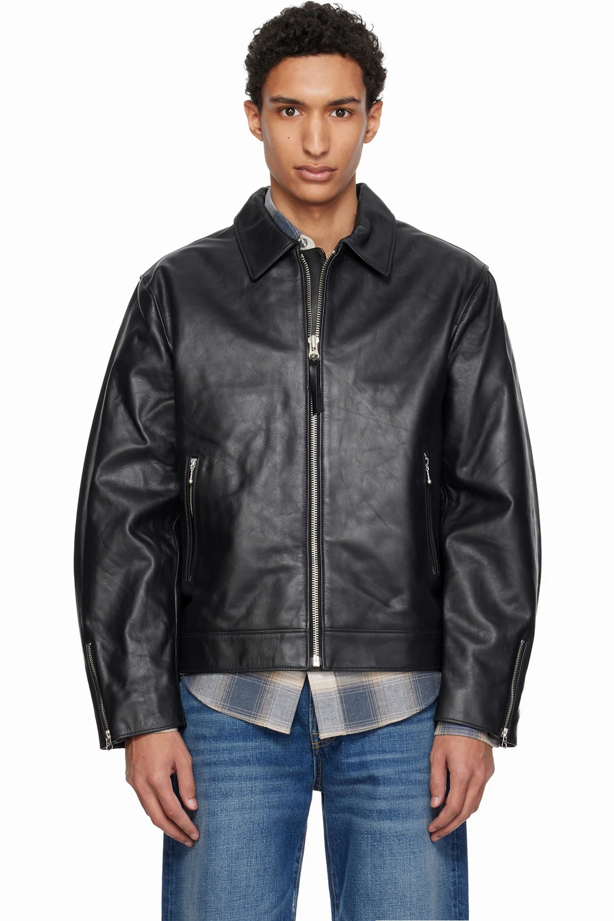 Black Eddy Rider Leather Jacket