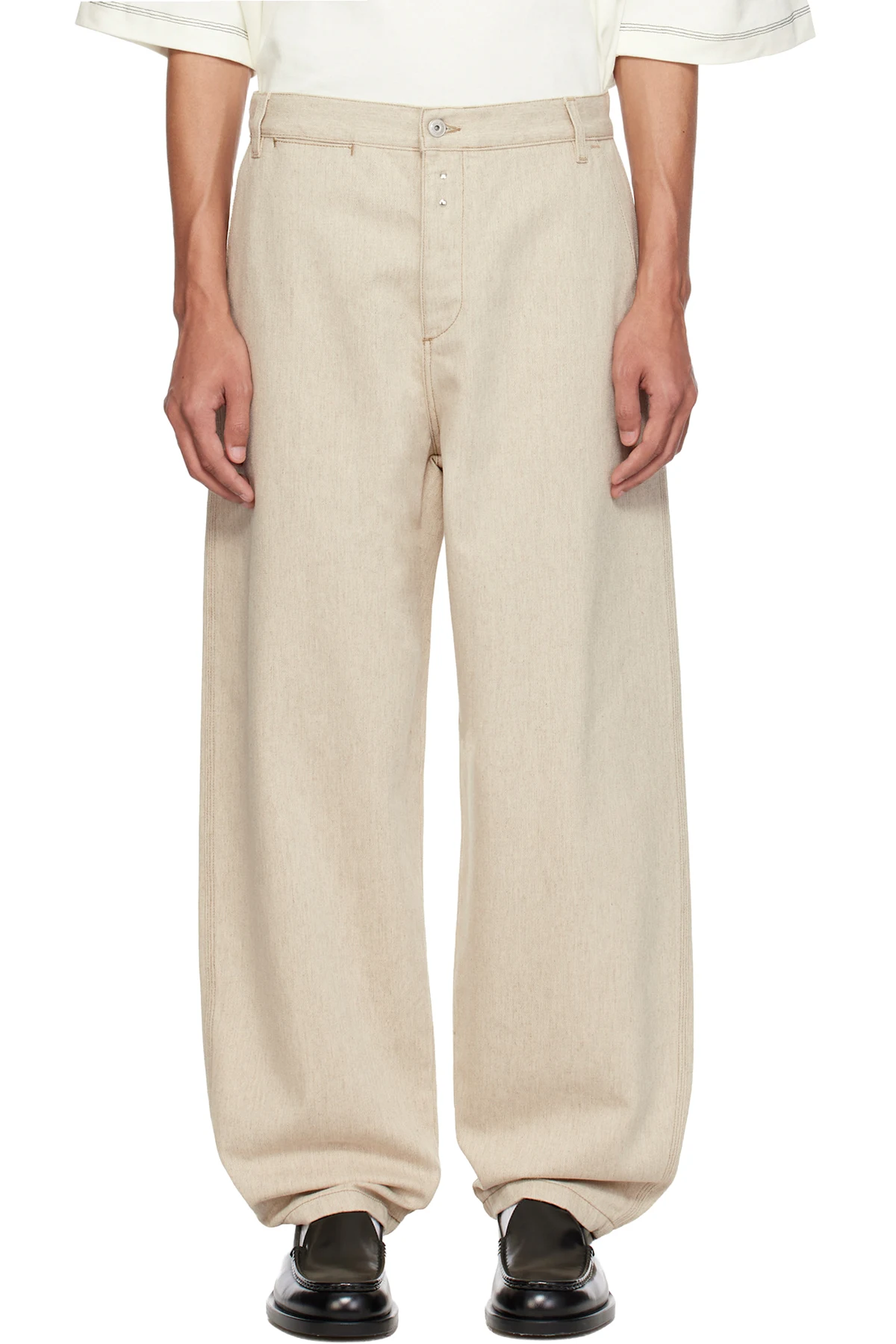 Beige 'The Paysan de-Nïmes' Jeans