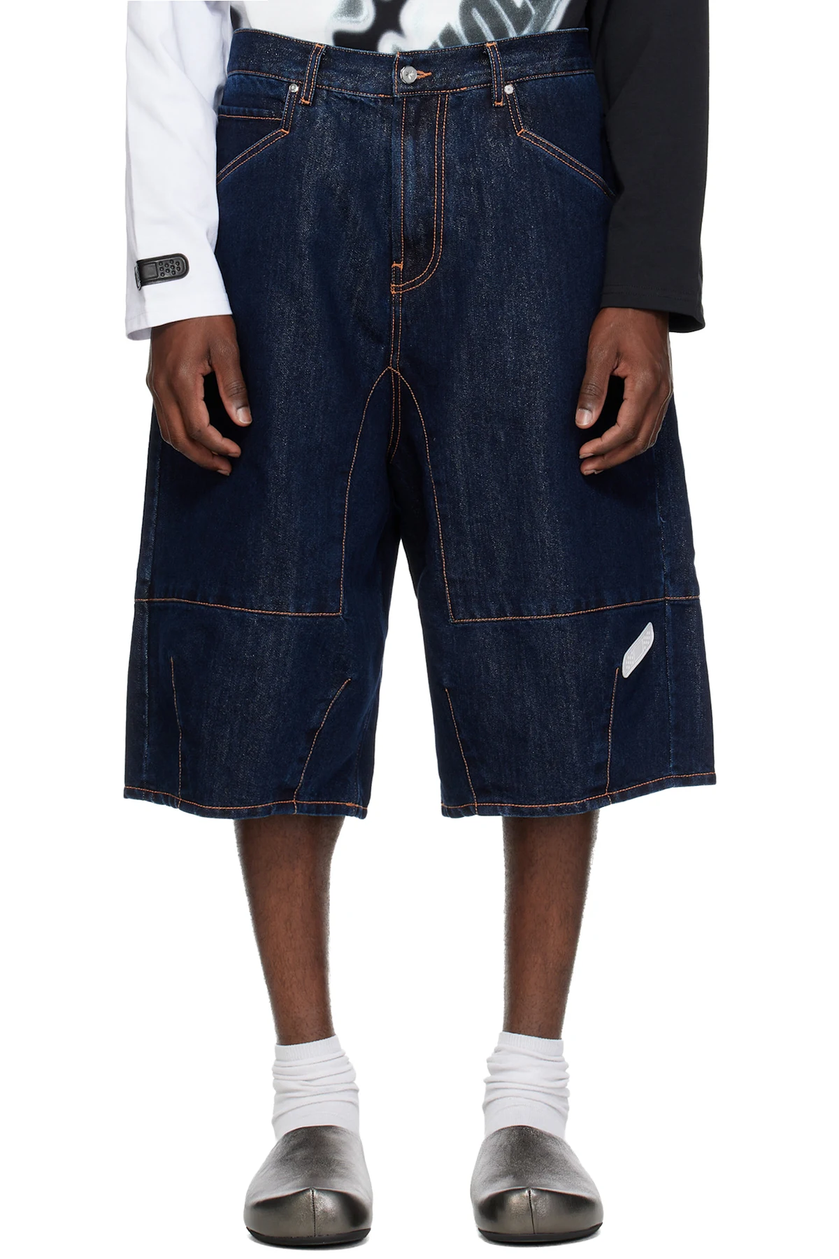 Blue Positano Denim Shorts