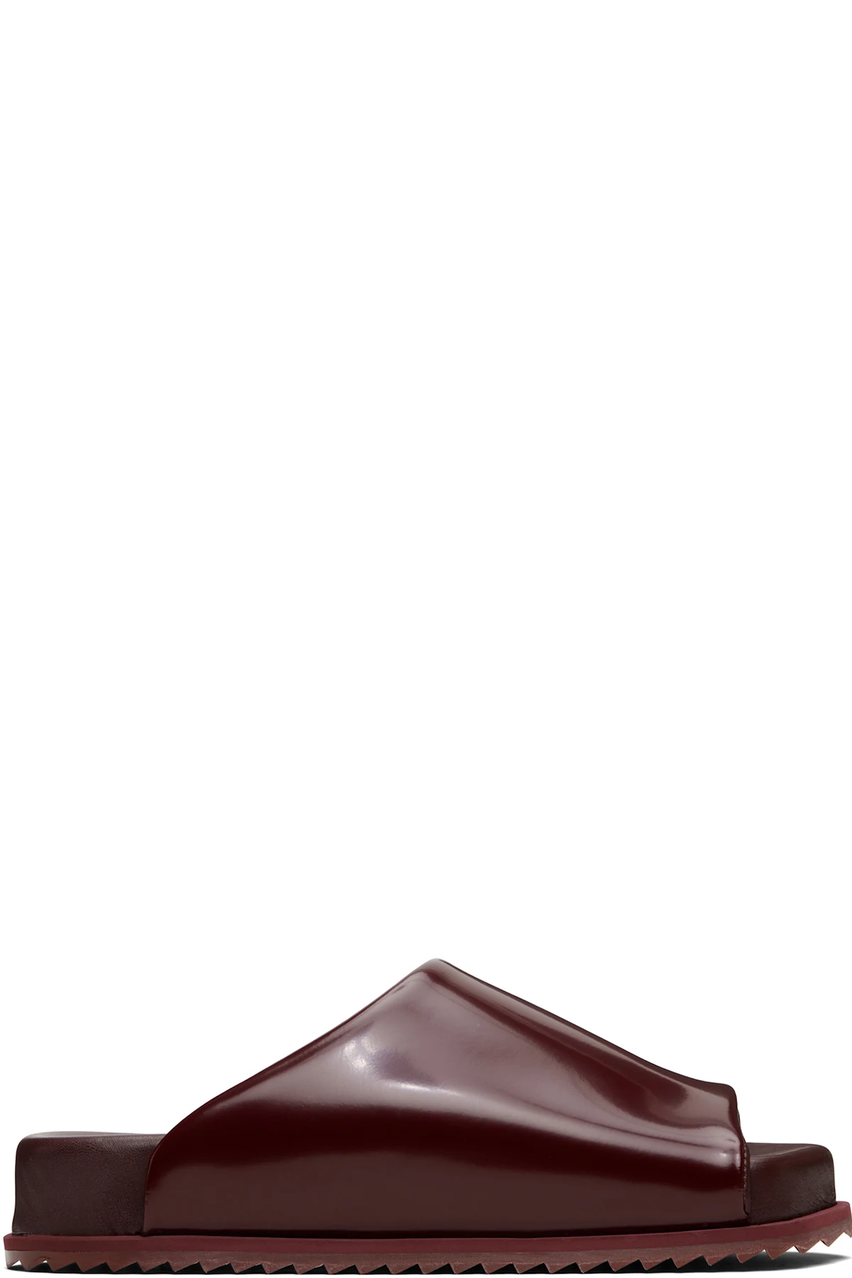 Burgundy Finn Slides