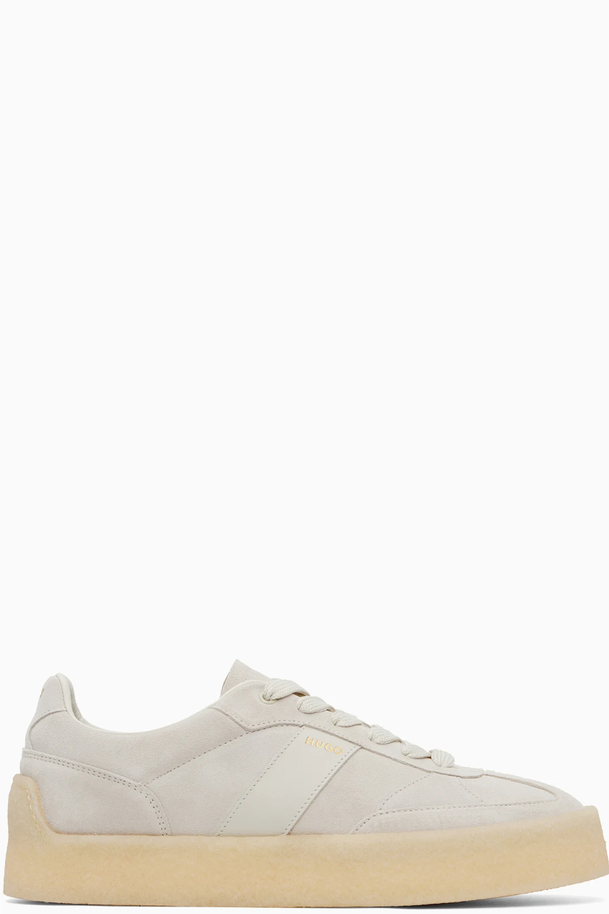 Off-White Suede Side Stripe Sneakers