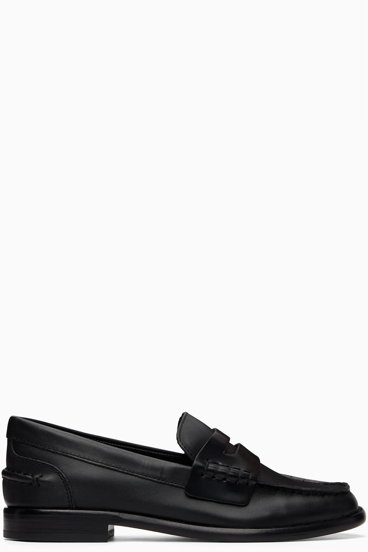 Black Carter Leather Loafers