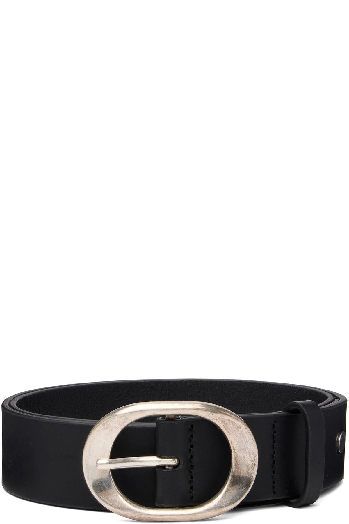 Black Vera Italian Leather Belt