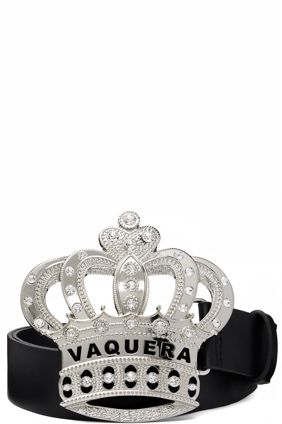 Black Swarovski Crystal Crown Belt