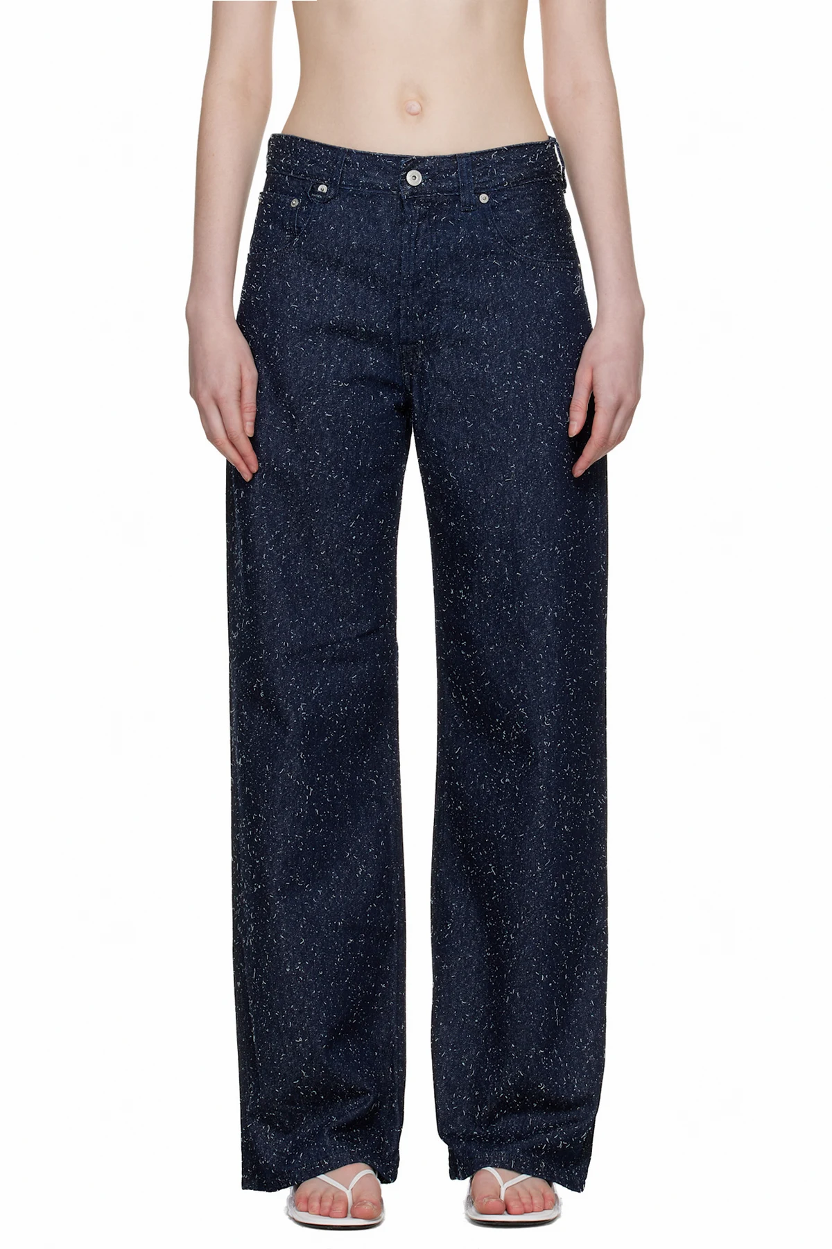 Navy 'The wide de-Nîmes' Jeans