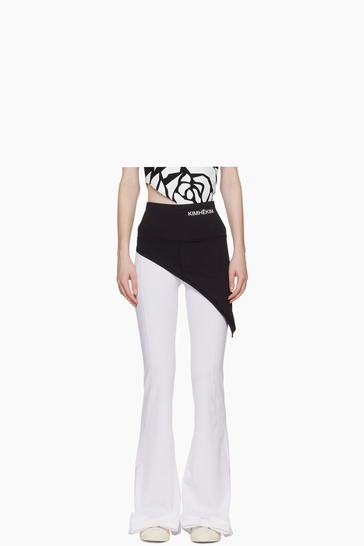 SSENSE Exclusive White & Black Pants