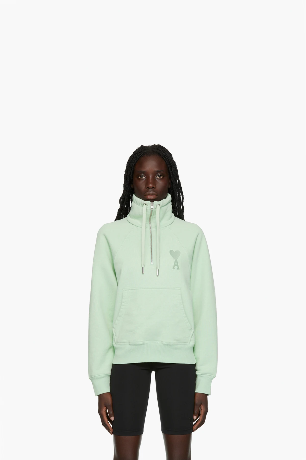 Green Ami de Cœur Half-Zip Sweatshirt