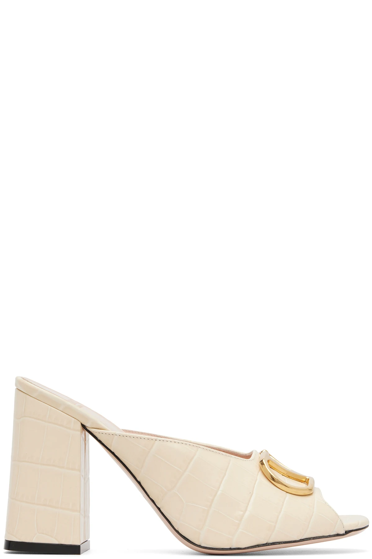 Off-White VLogo Signature Slide Heeled Sandals