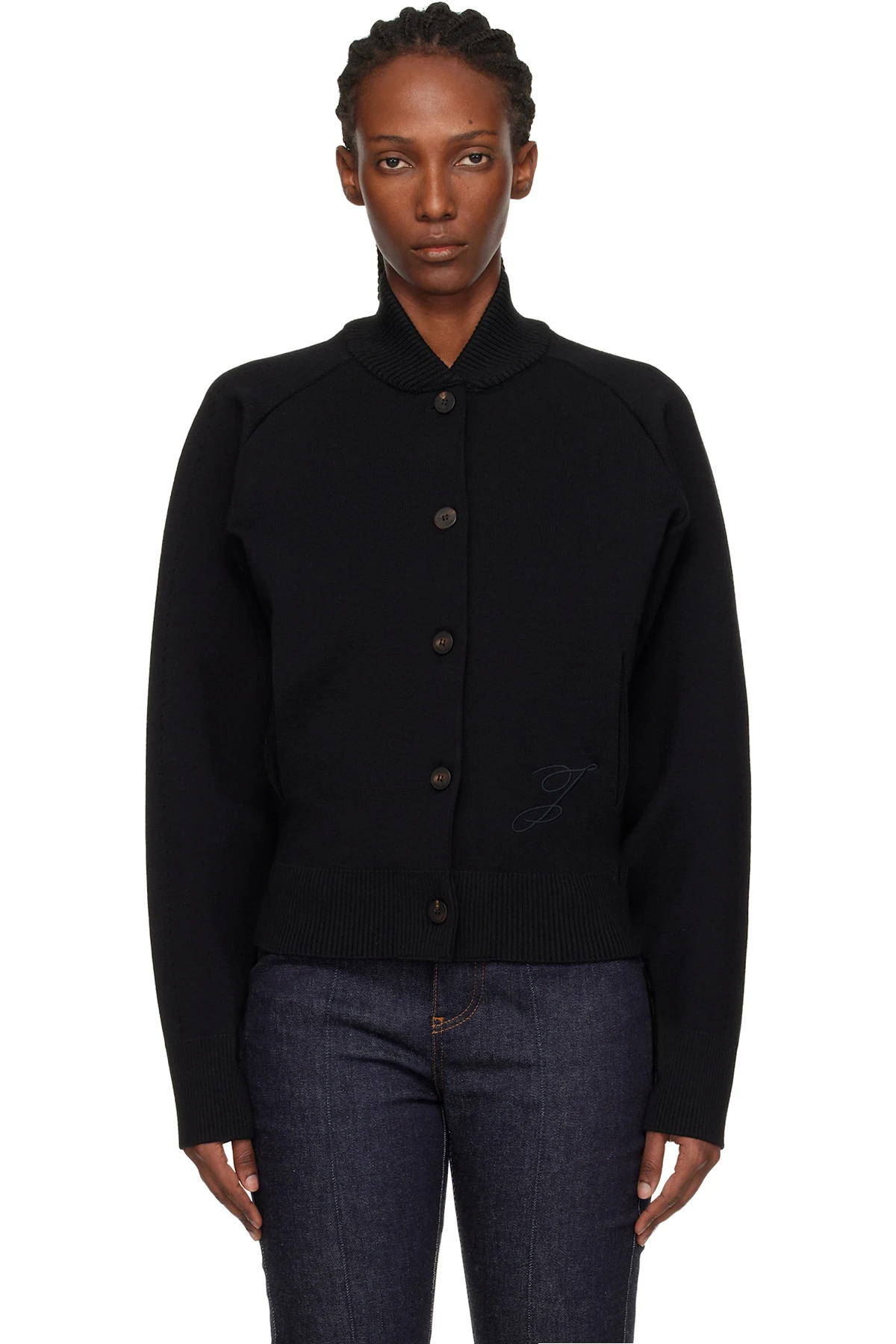 Black 'The Lavande' Cardigan Sweater