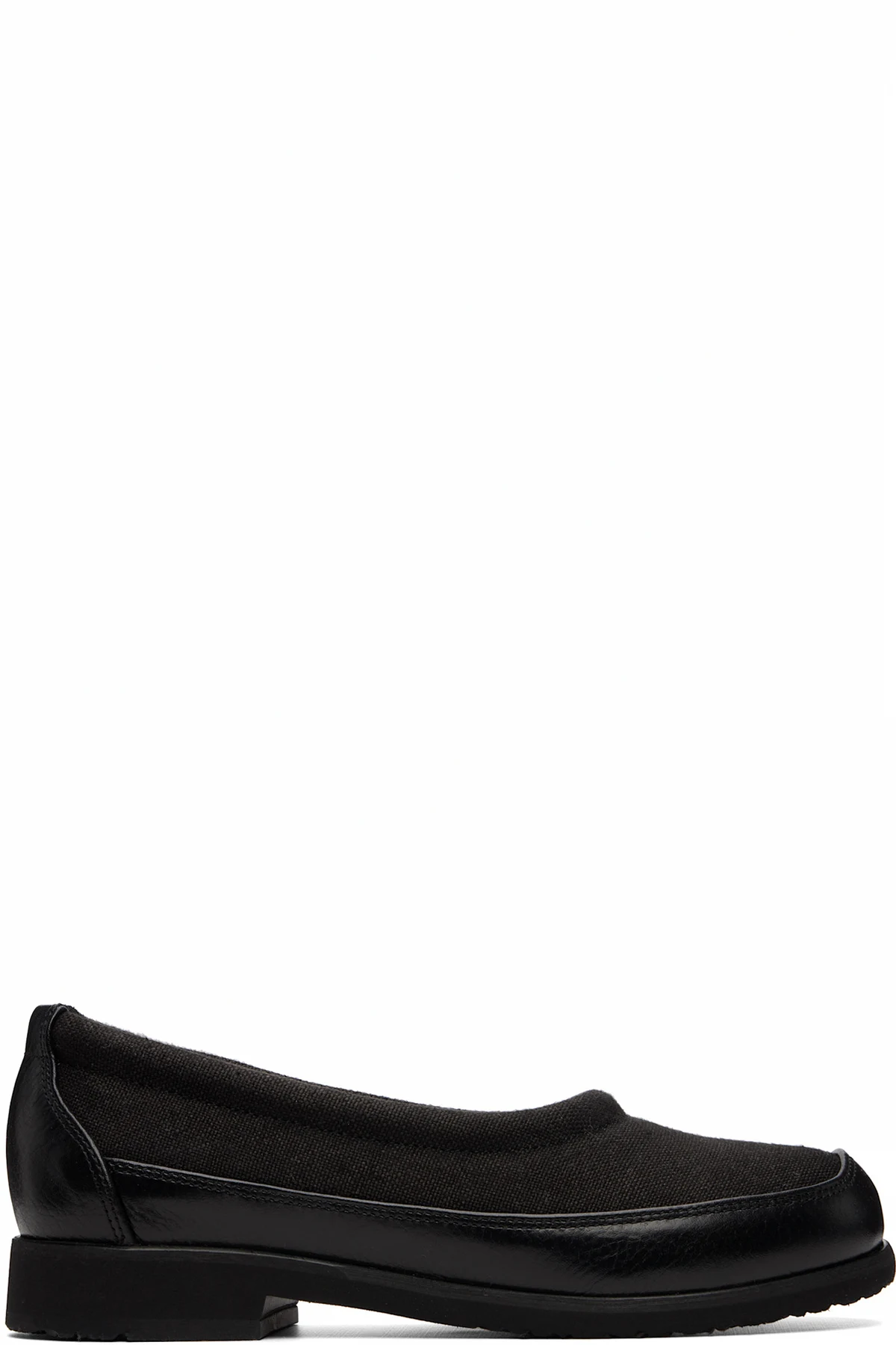 Black Bohemian Slipper Flats