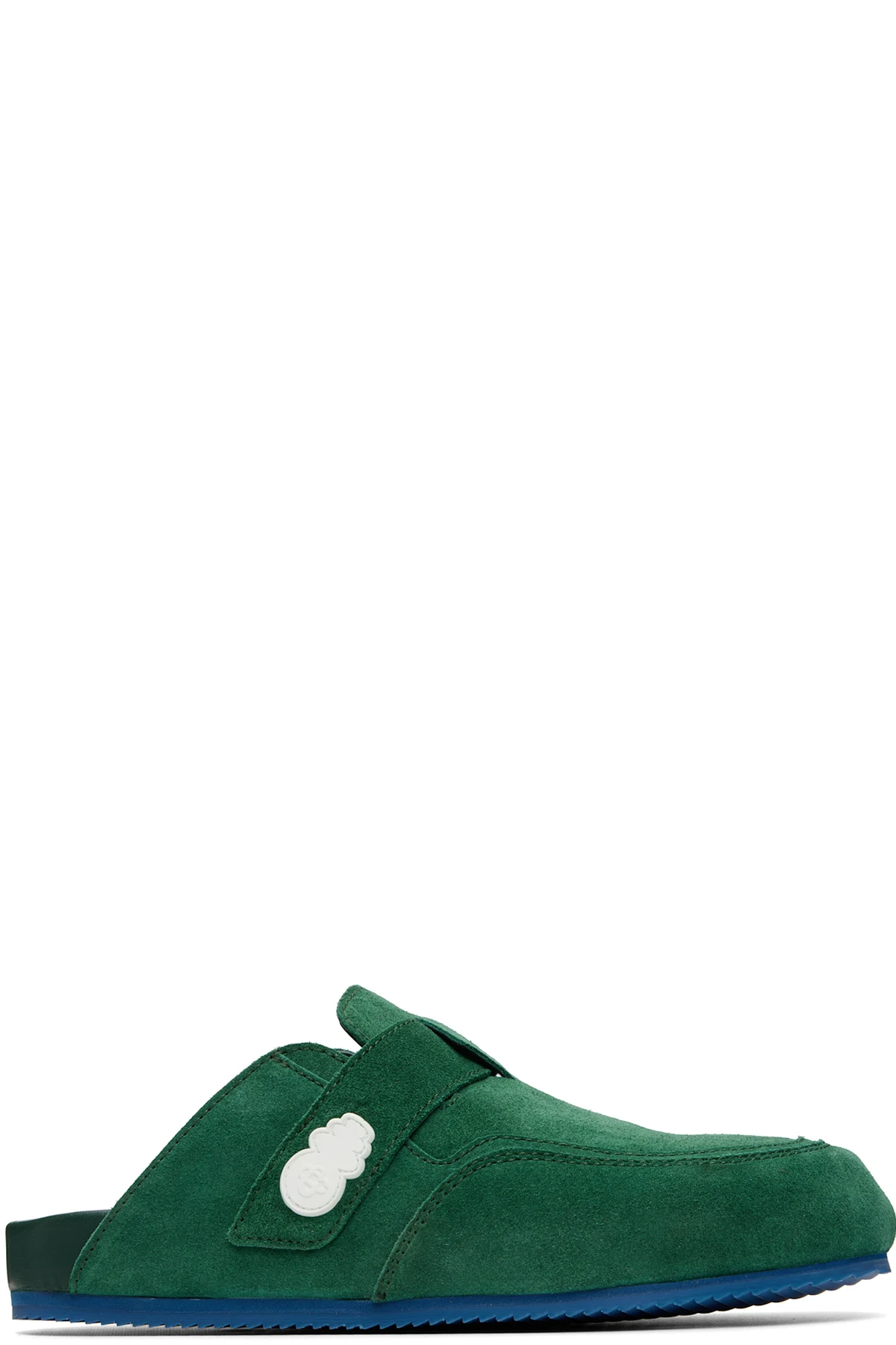 Green Outdoor Mule Loafers