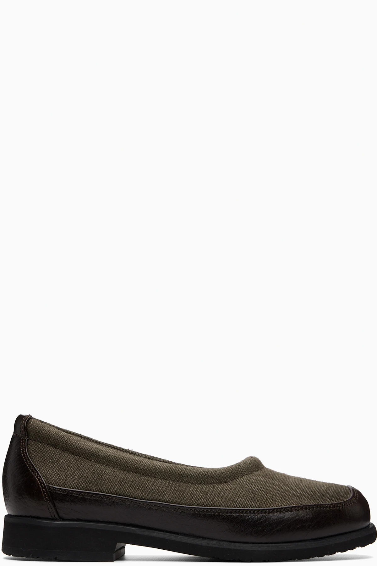 Khaki Bohemian Slipper Loafers