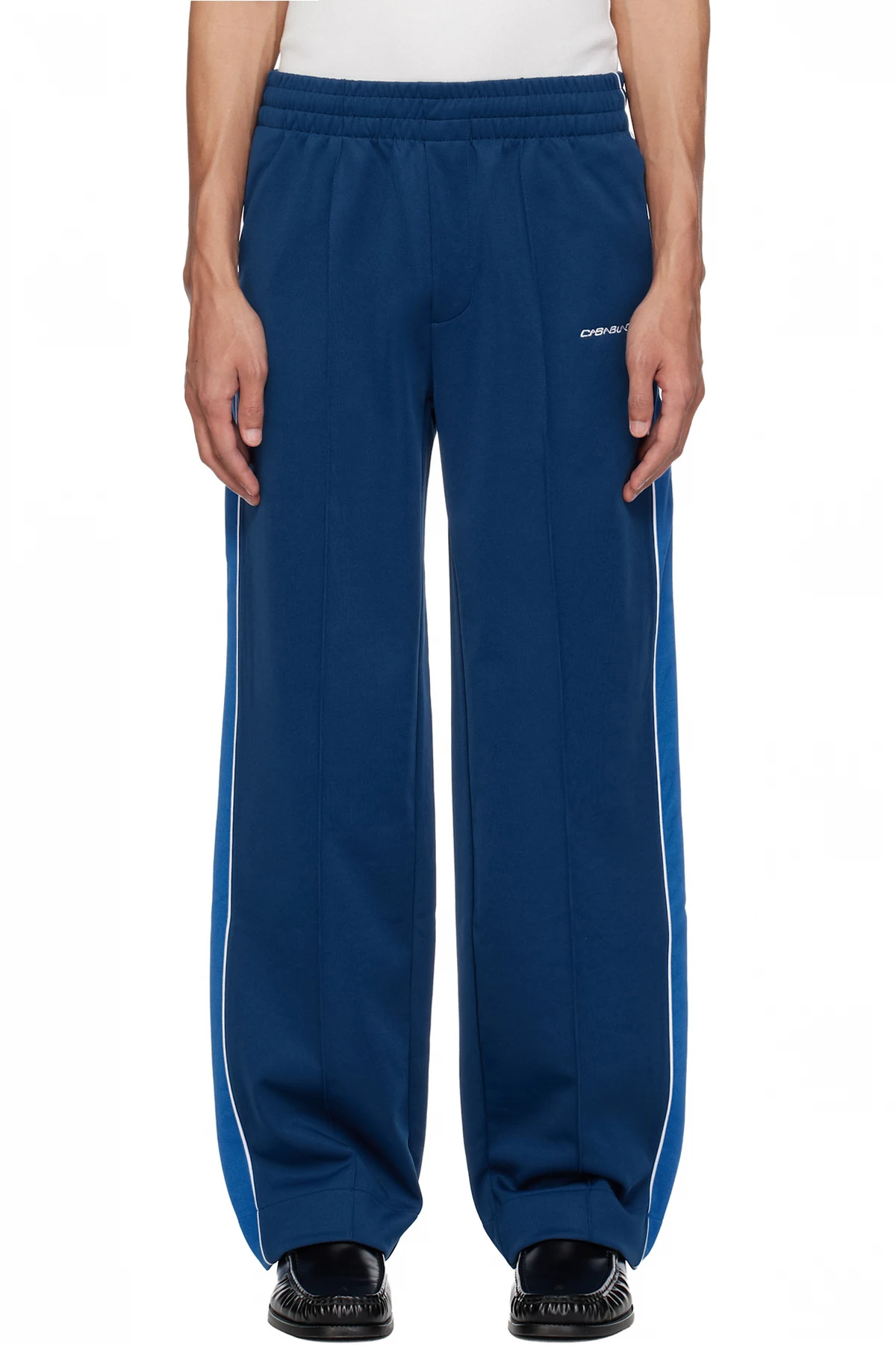 Navy Cyber Tricot Track Pants