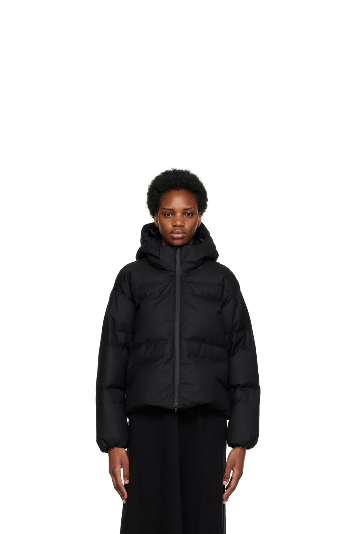 Black CL Puffy Down Jacket