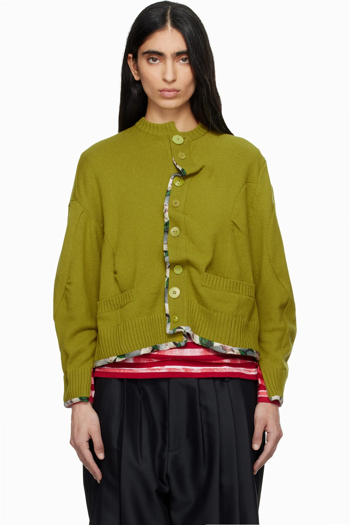 Green UC1F1902 Cardigan