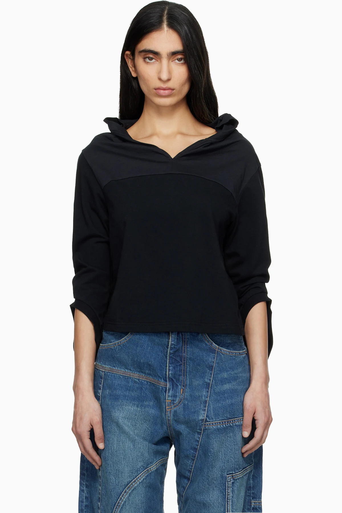 Black UP1F1804 Blouse