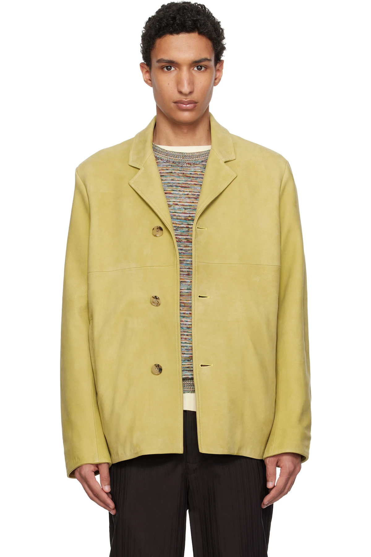 Tan Nubuck Leather Jacket