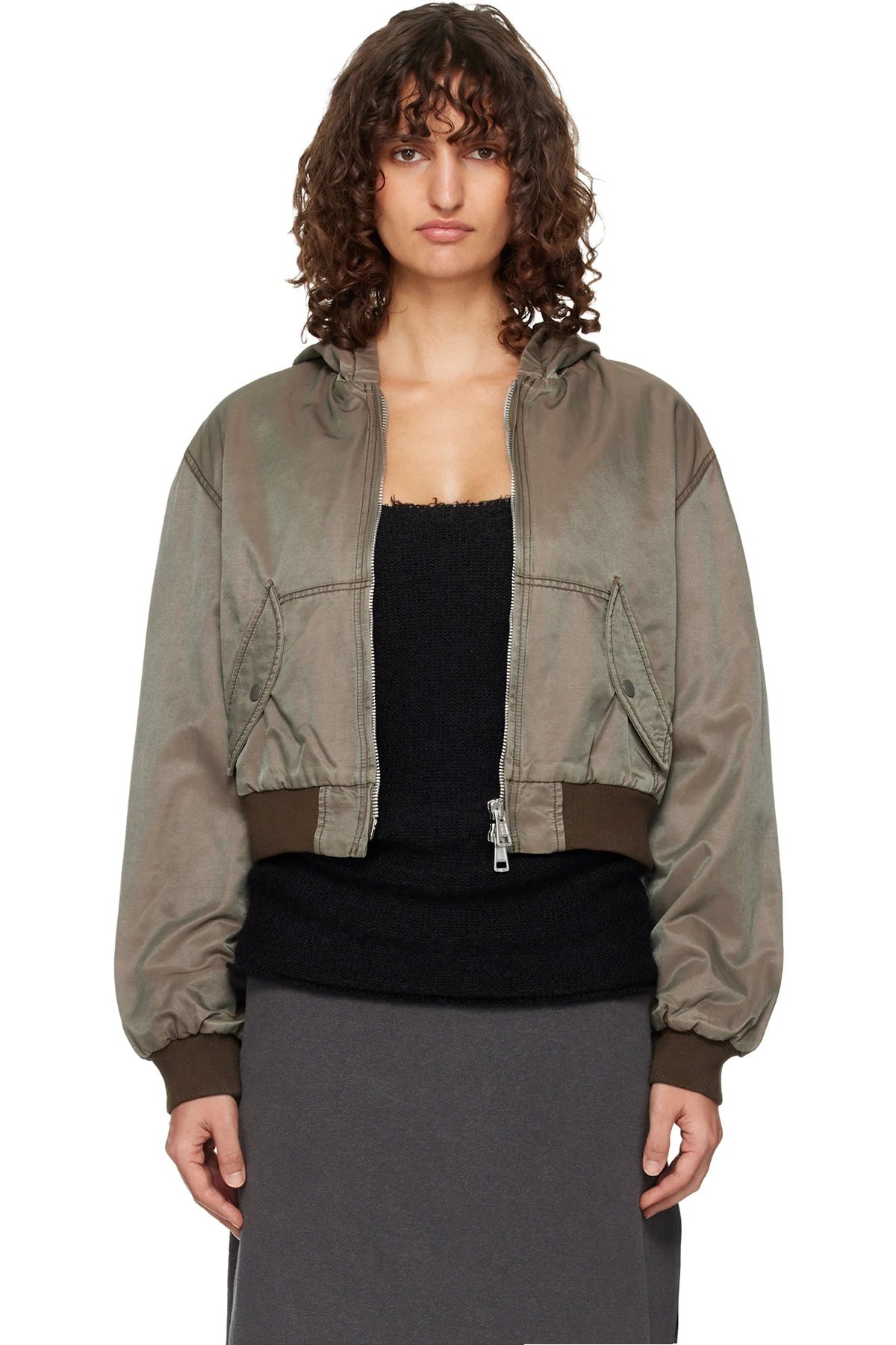 Khaki Coastal Bomber Jacket