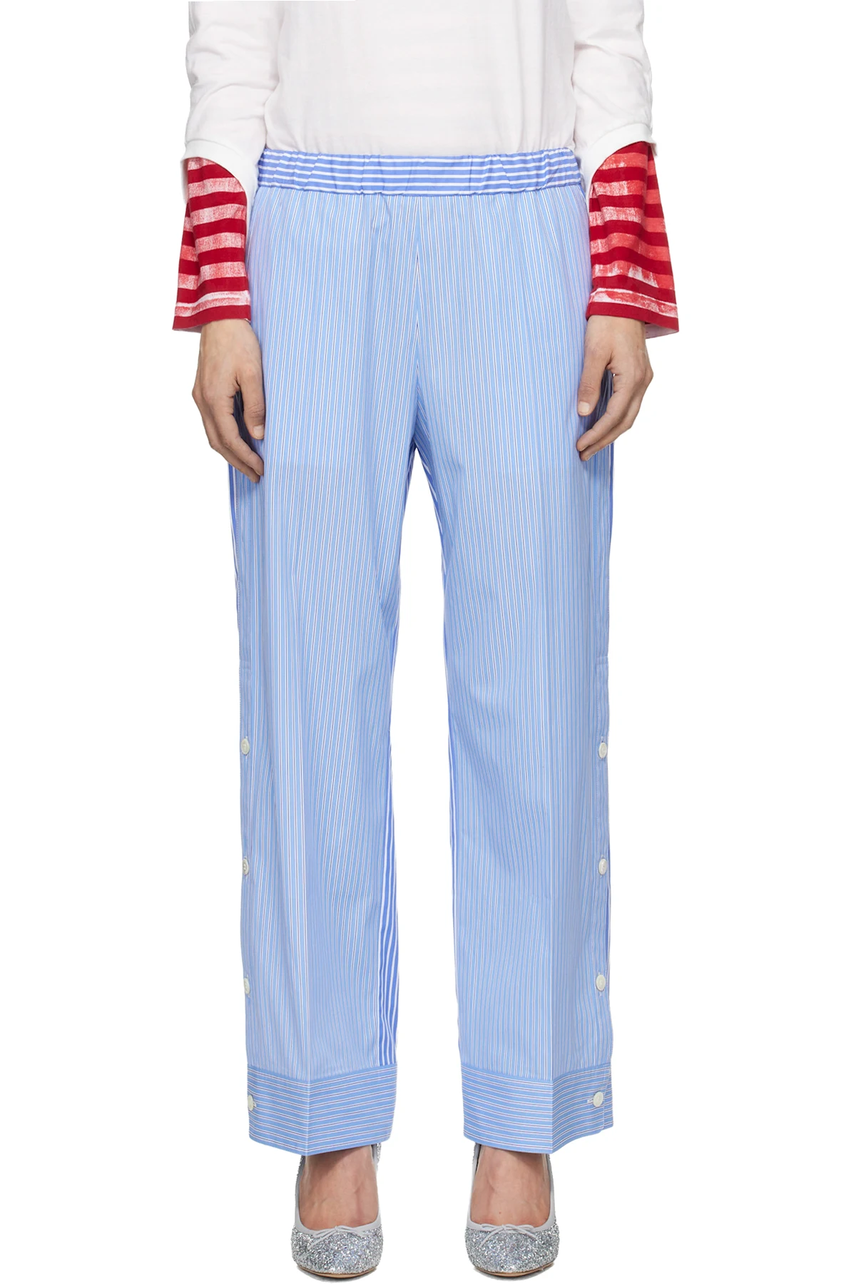 Blue UP1F1508-1 Trousers