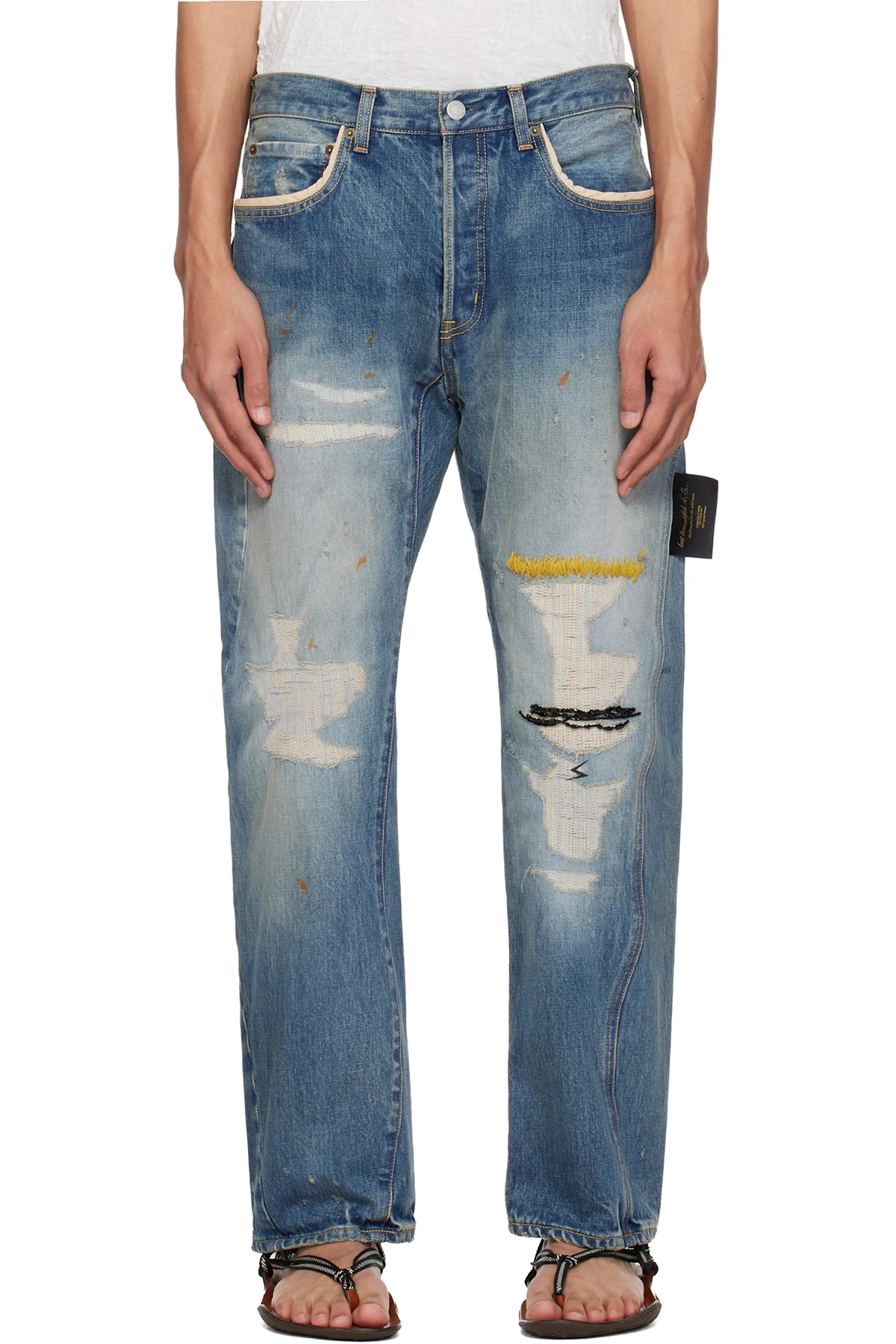 Blue UC1F4503-1 Jeans