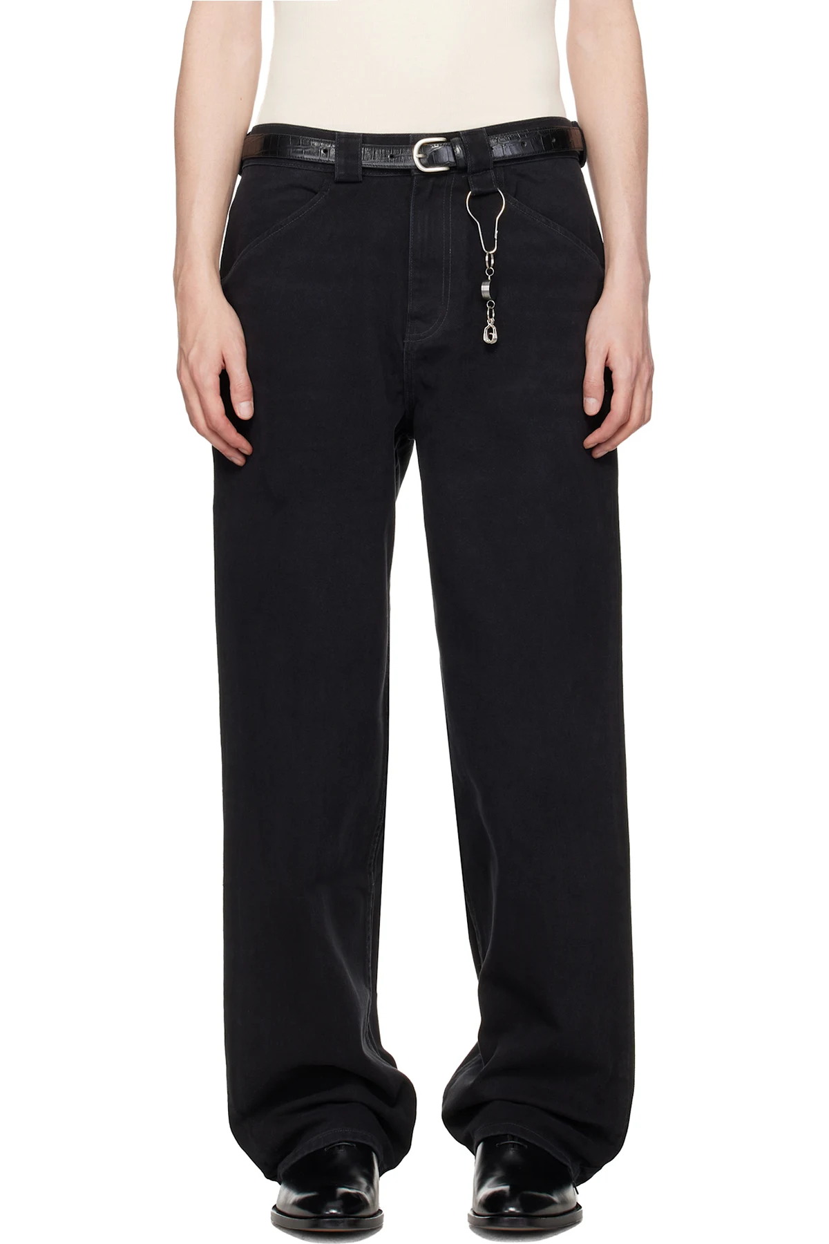 Black Straight Leg 'Good Boy' Jeans