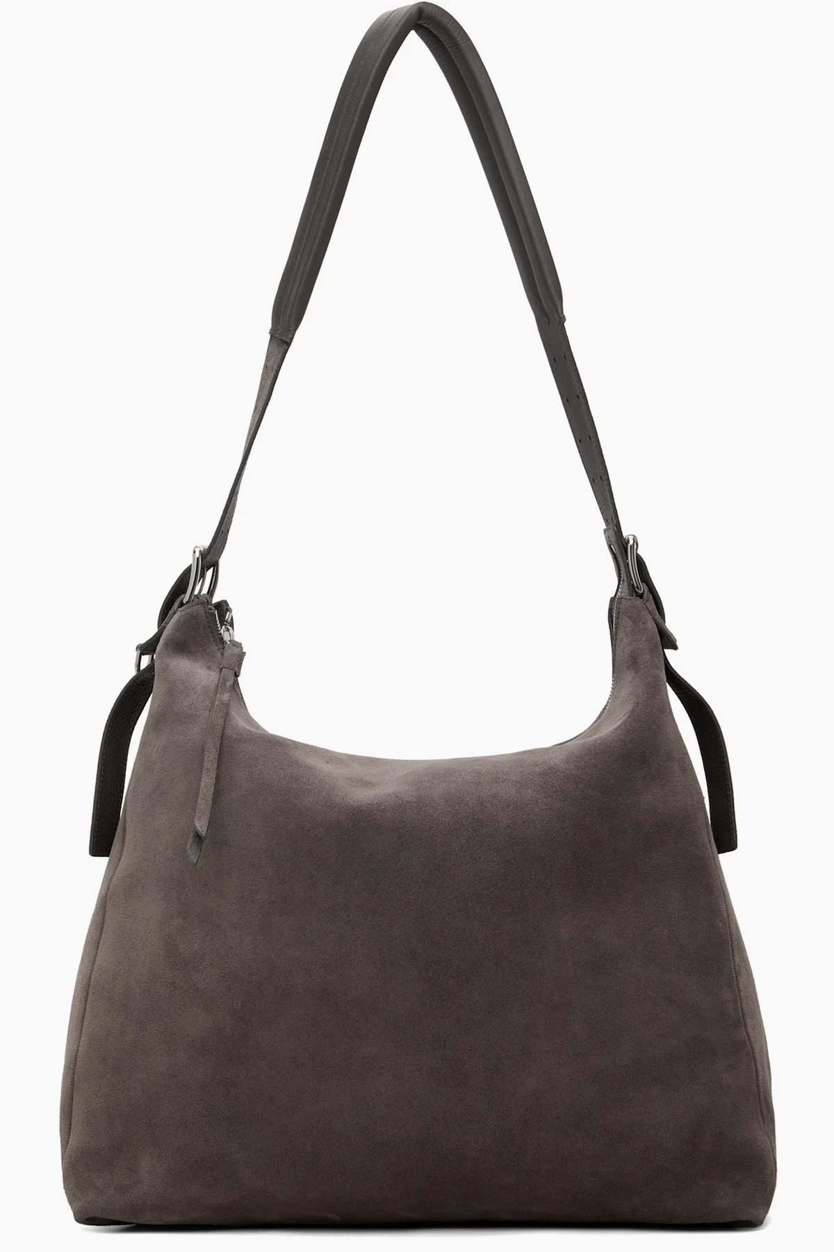 Gray Belted Bag