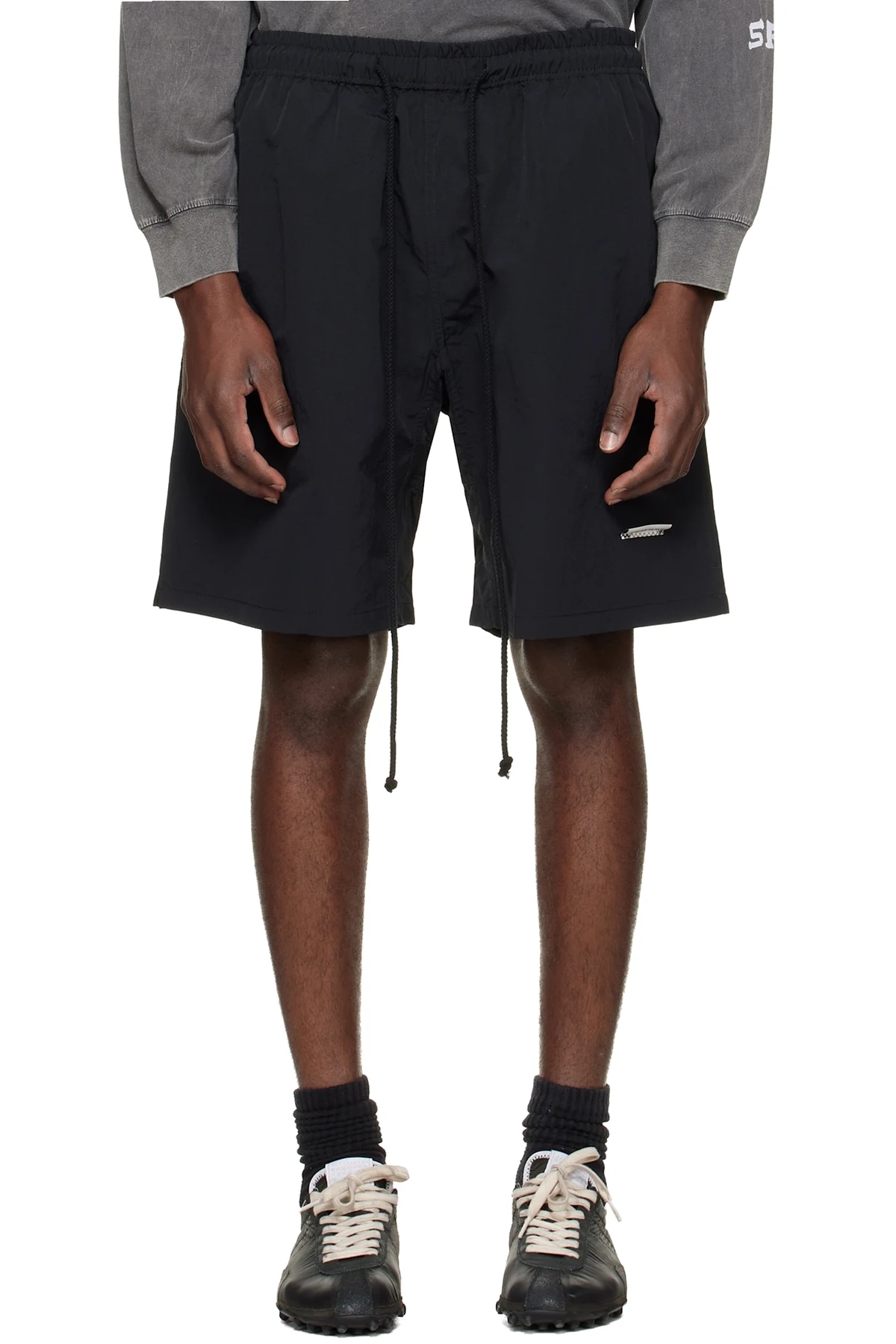 Black 'SFTM/Academy' Gym Shorts