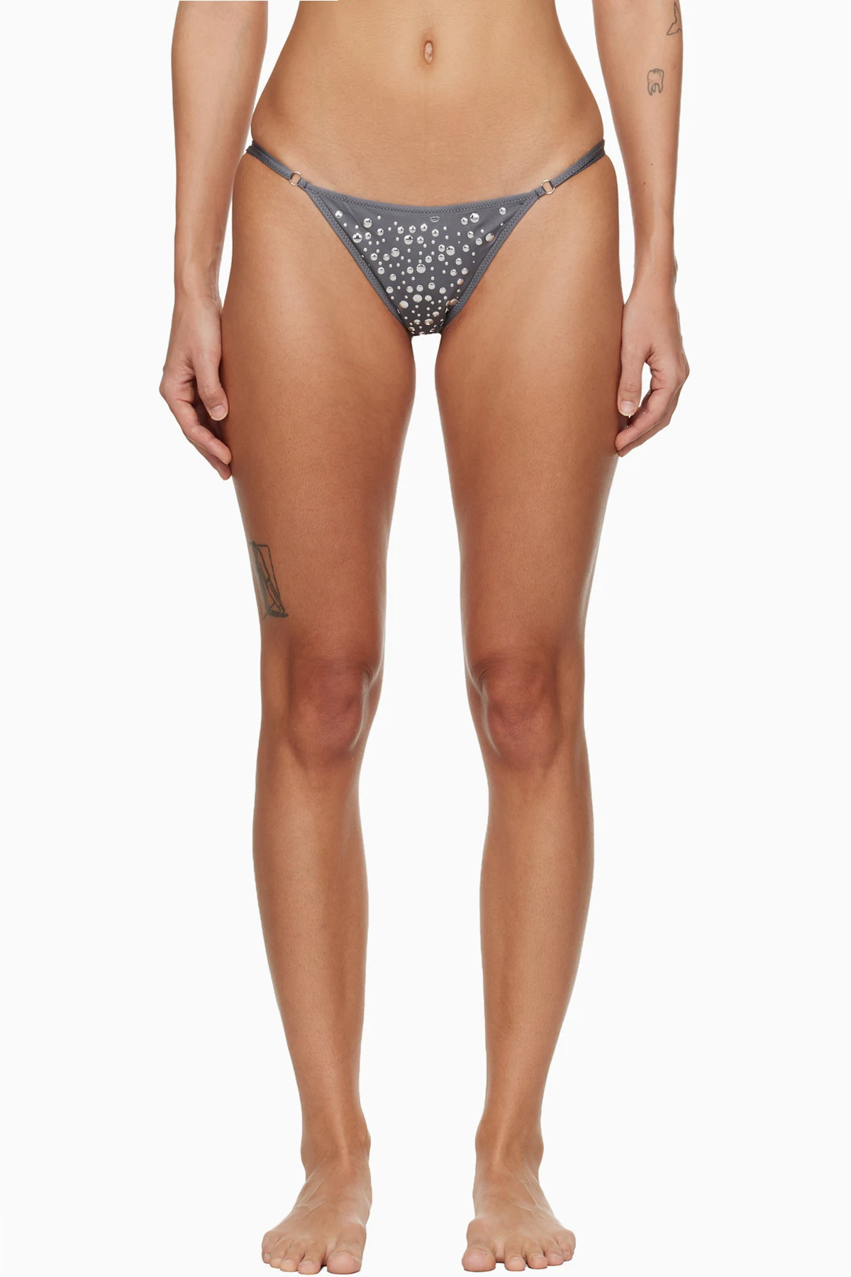 Gray Gaia Bikini Bottom