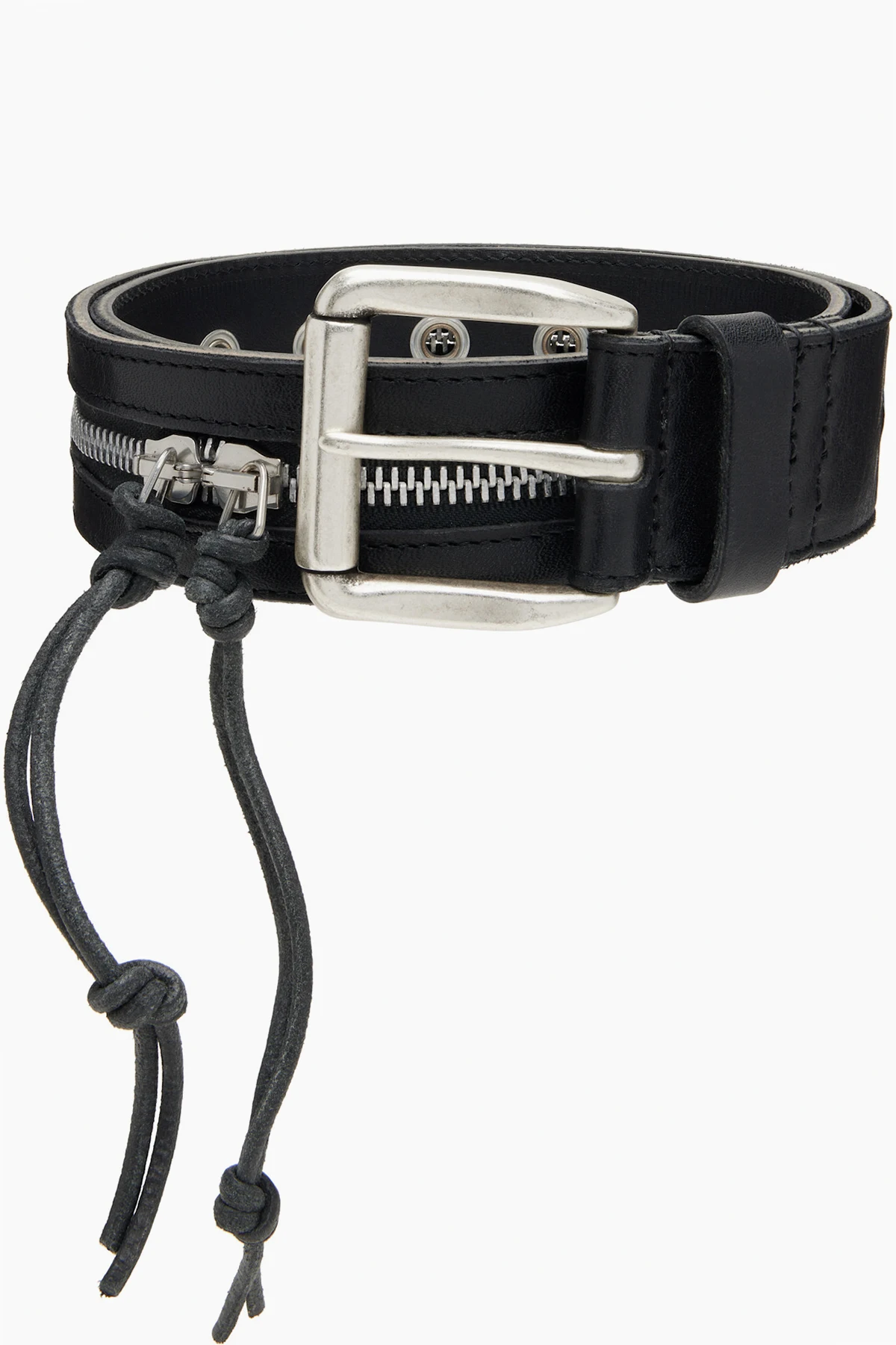 Ernest W. Baker Black Rose Buckle Belt — RokyShop