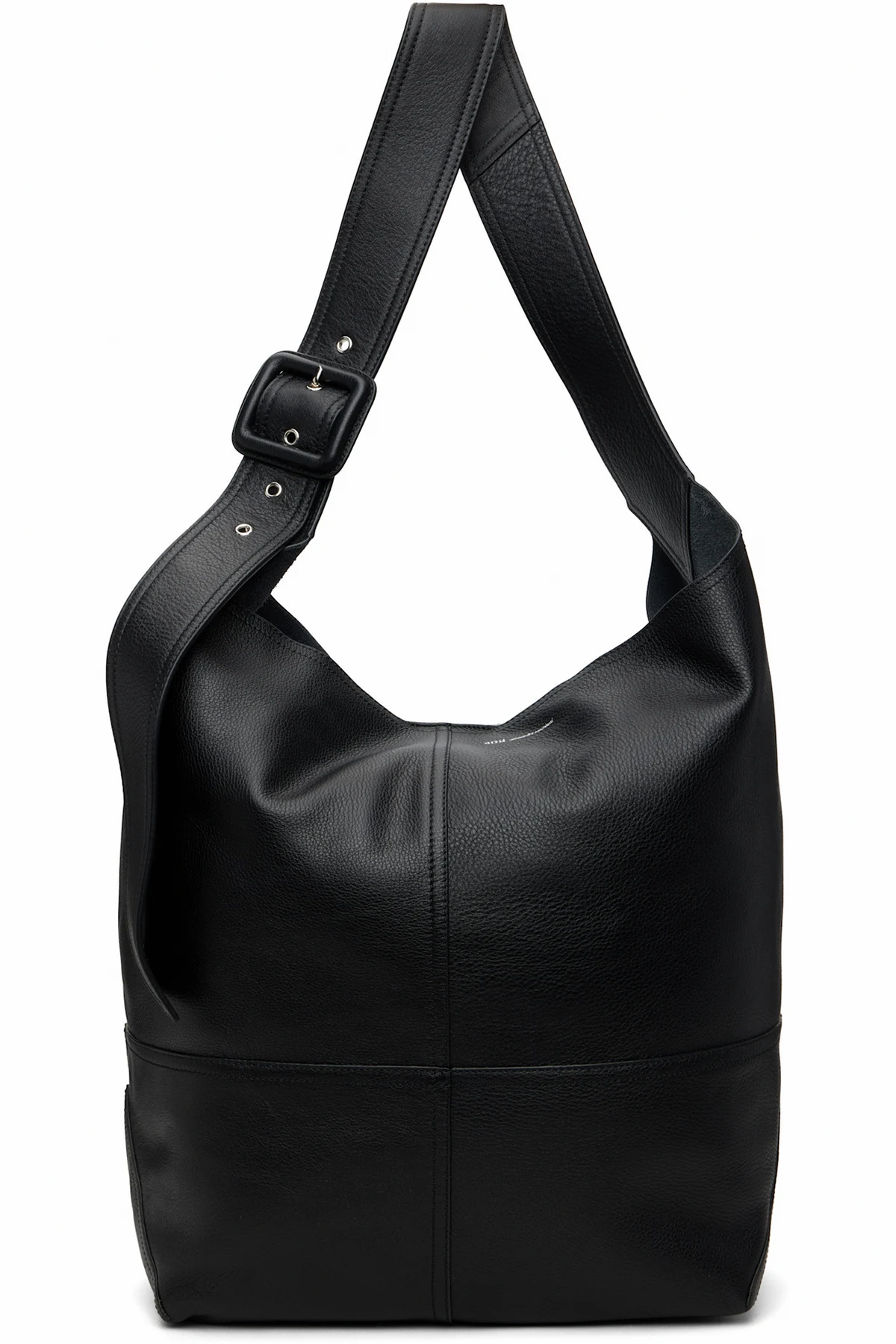 Black Taurillon Leather Etienne Crossbody Bag