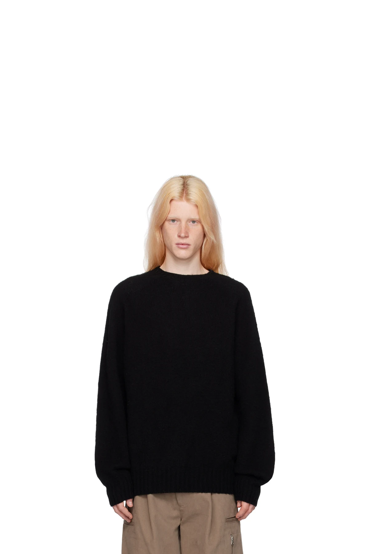Black Suededhead Sweater