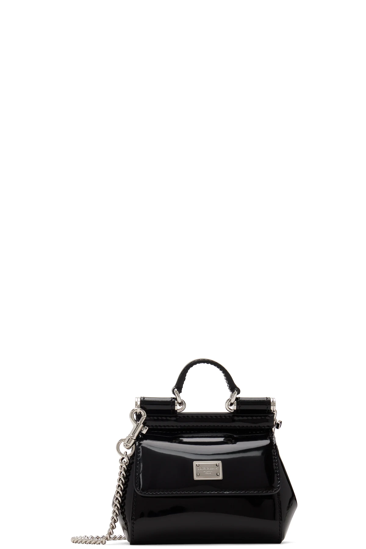 Black Kim Kardashian Mini Sicily bag