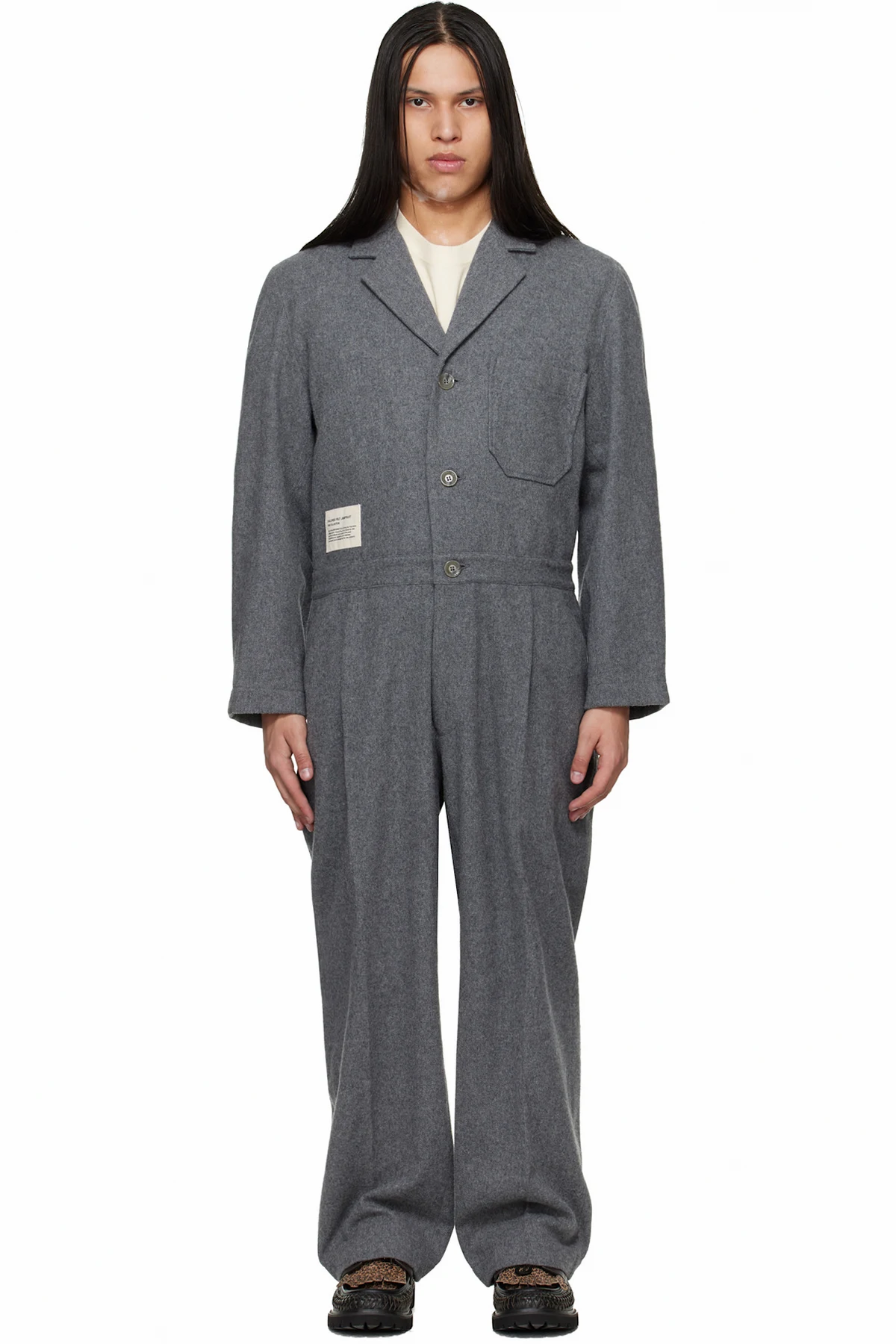Gray Birkenstock Edition 'The Collector' Tailored Jumpsuit