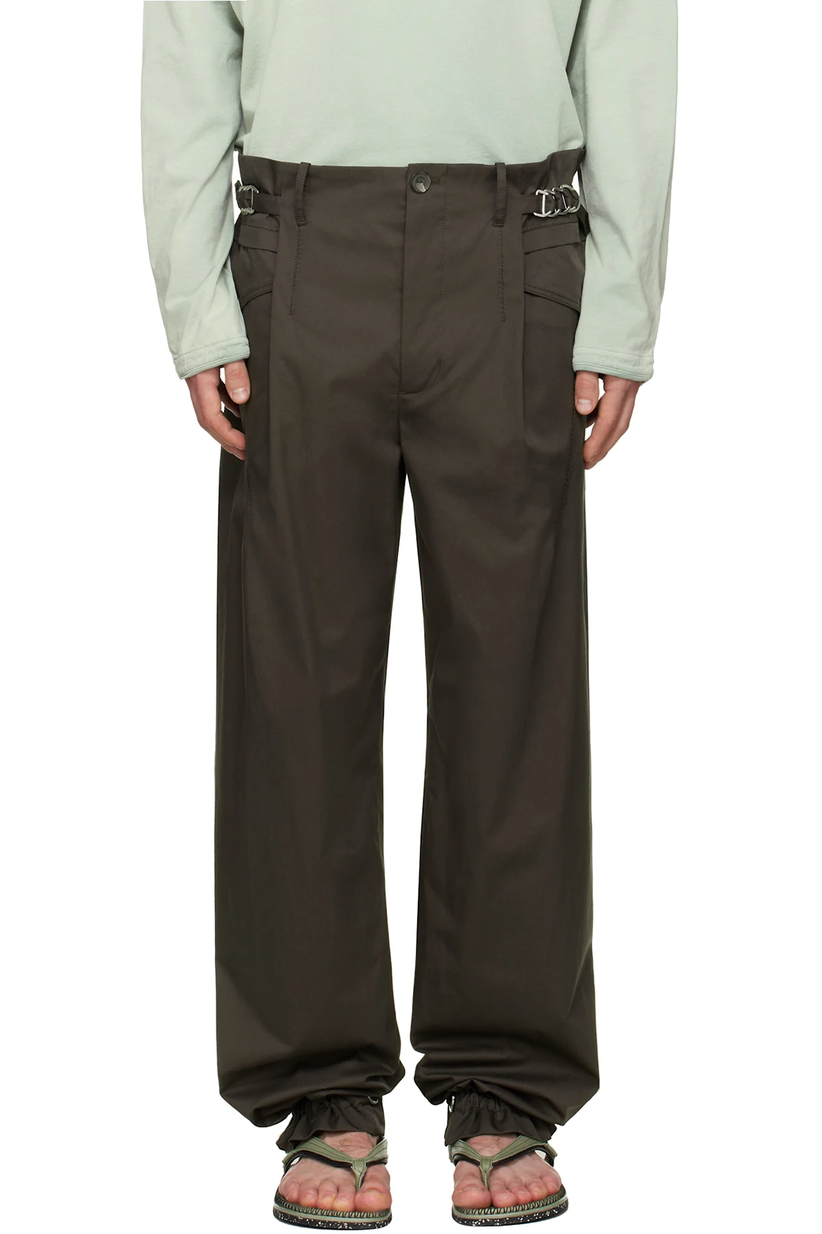 Brown Egreta Trousers