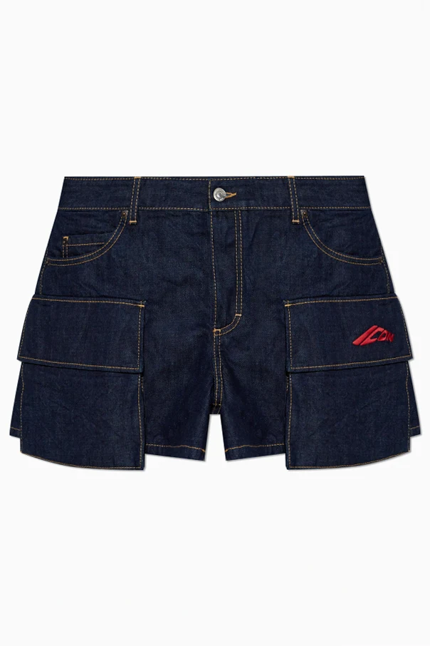 NAVY BLUE Denim shorts