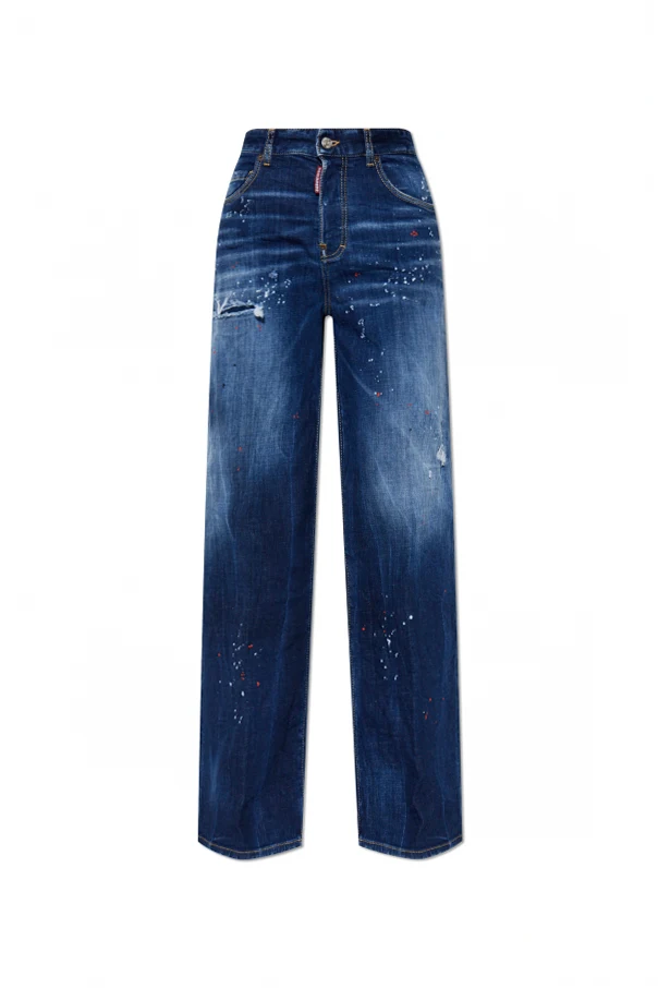 GRANATOWY Jeansy `Traveller`