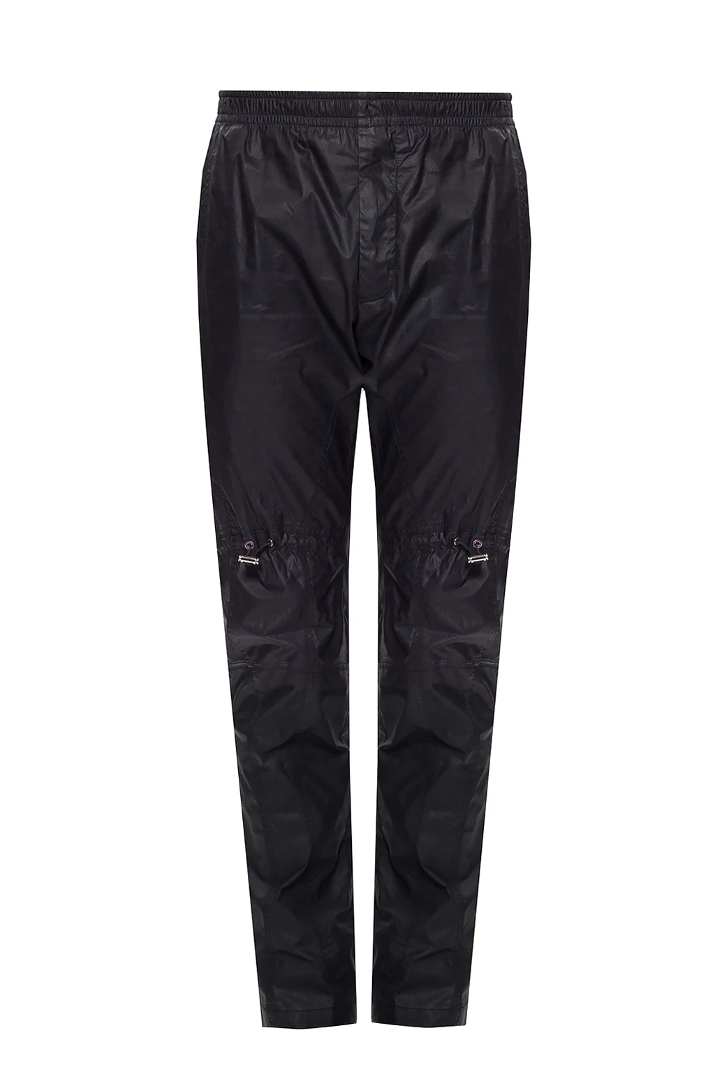 BLACK Drawstring trousers