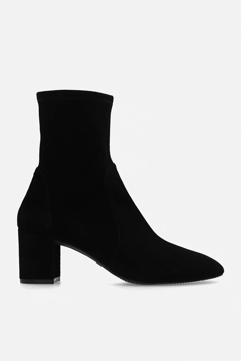 BLACK ‘Yuliana’ suede heeled ankle boots