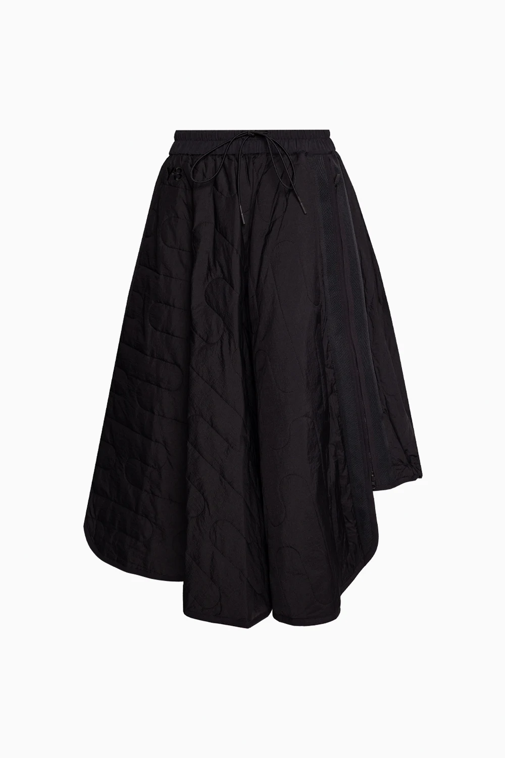 BLACK Skirt with stitching