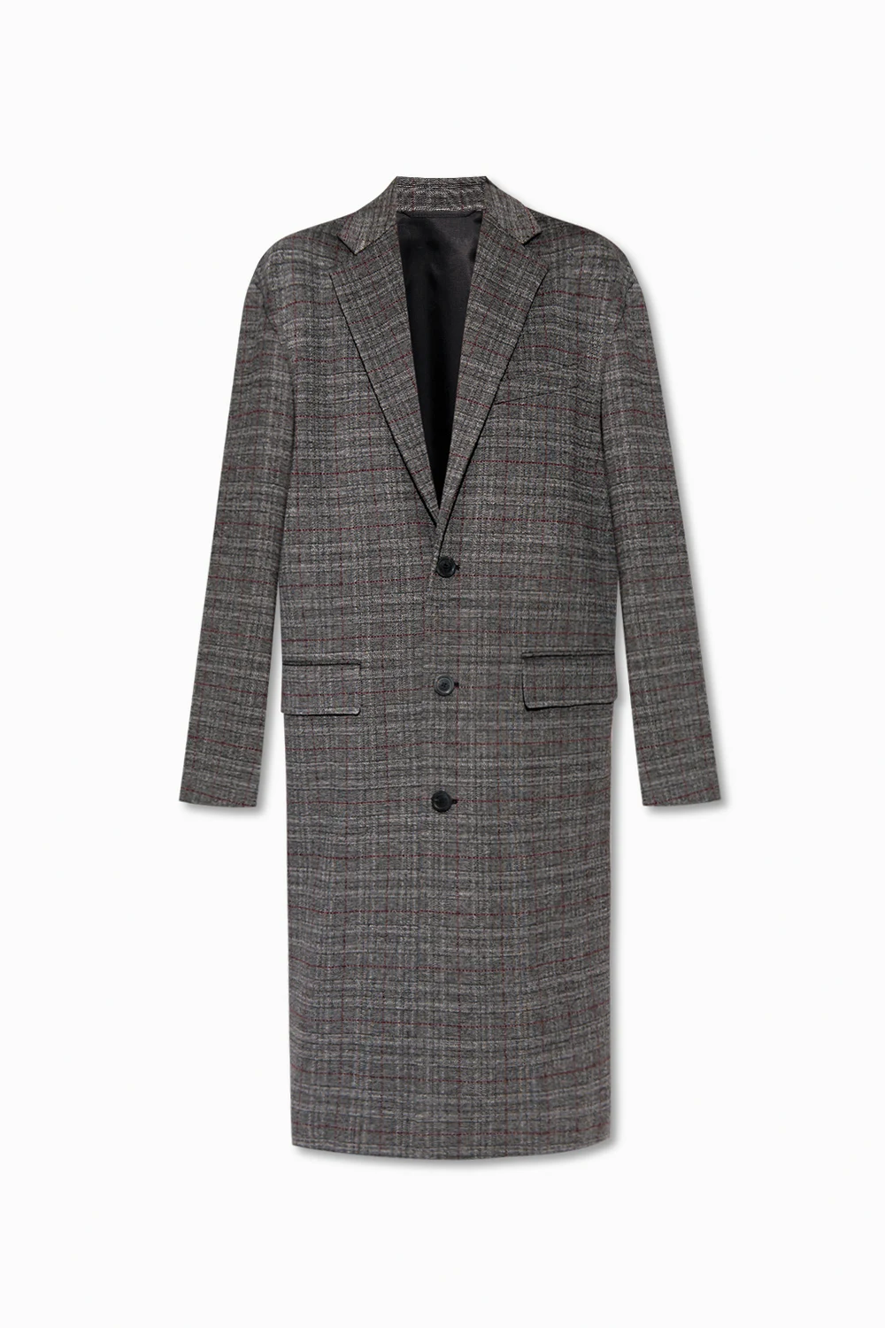 Checked coat