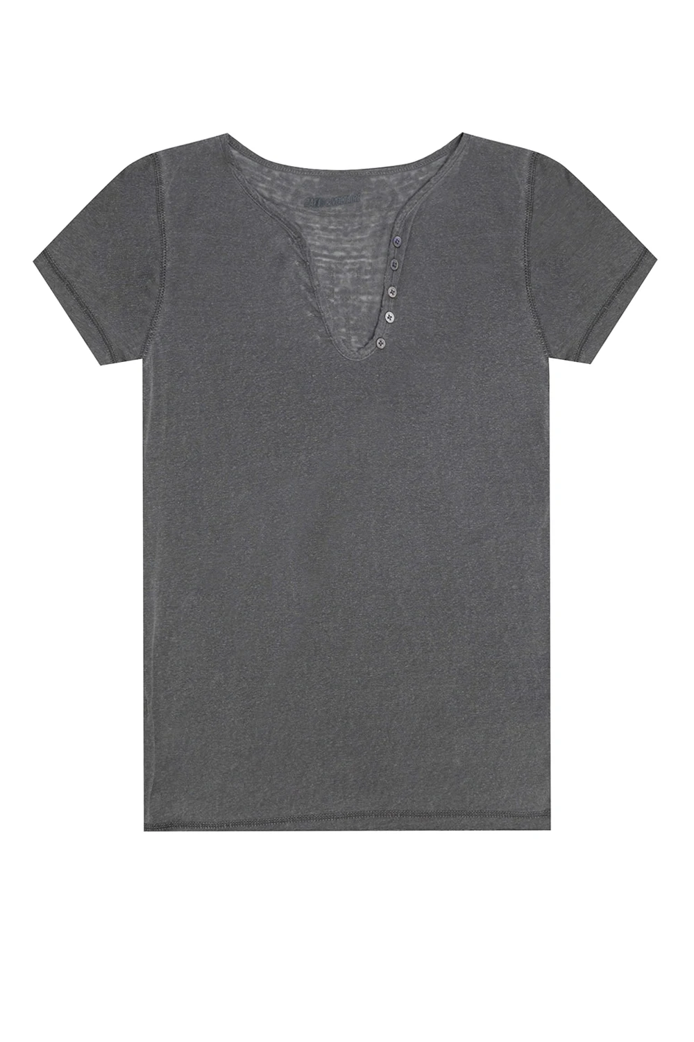 Raw-edge T-shirt