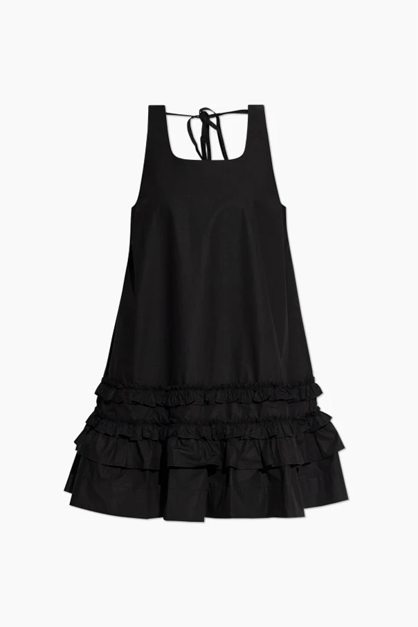 SCHWARZ Trägerkleid