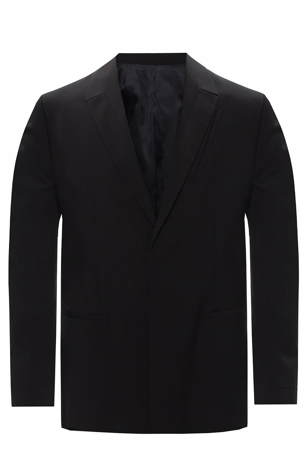 BLACK Logo blazer