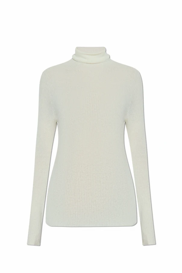 kremowy Wełniany golf