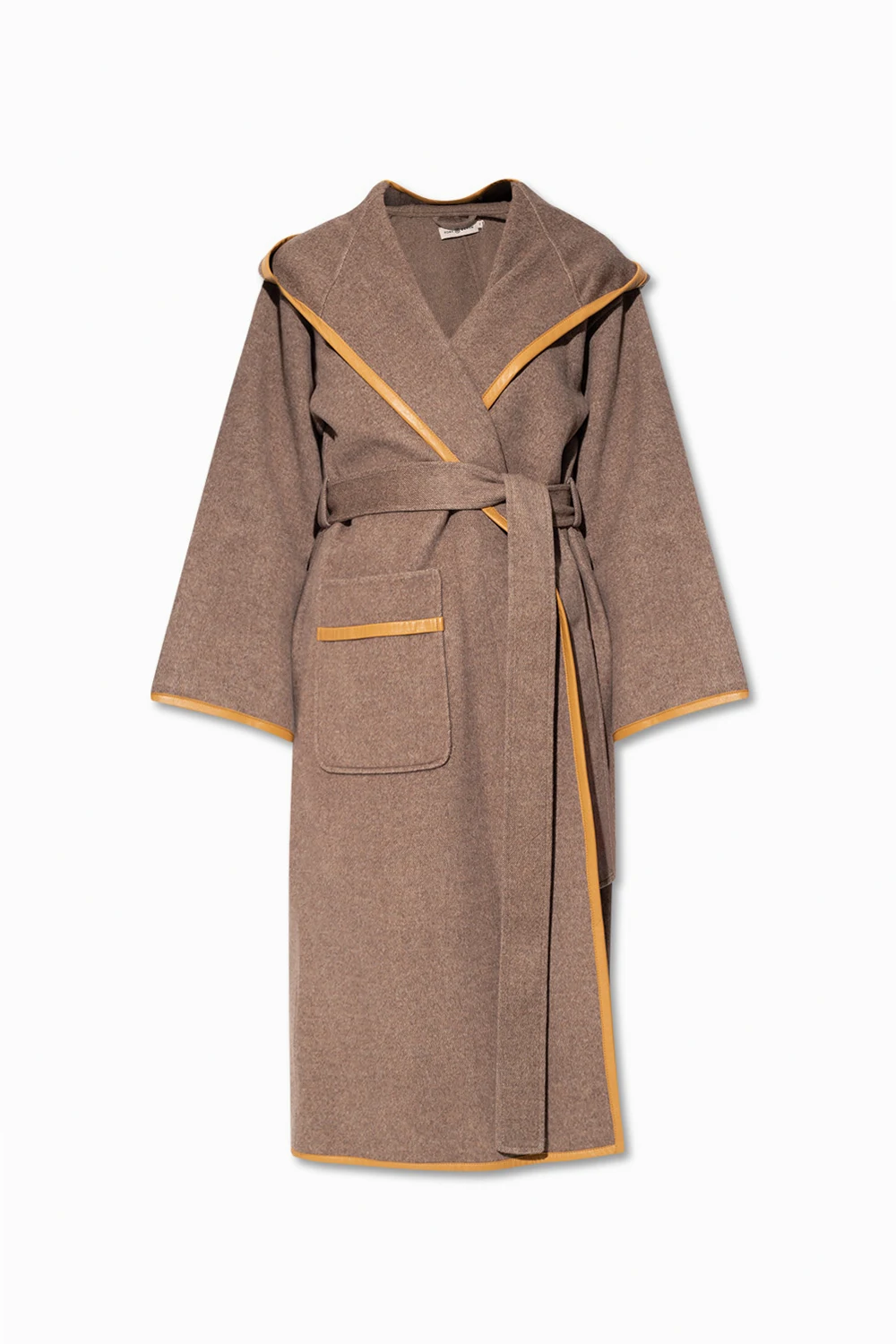 beige Hooded coat