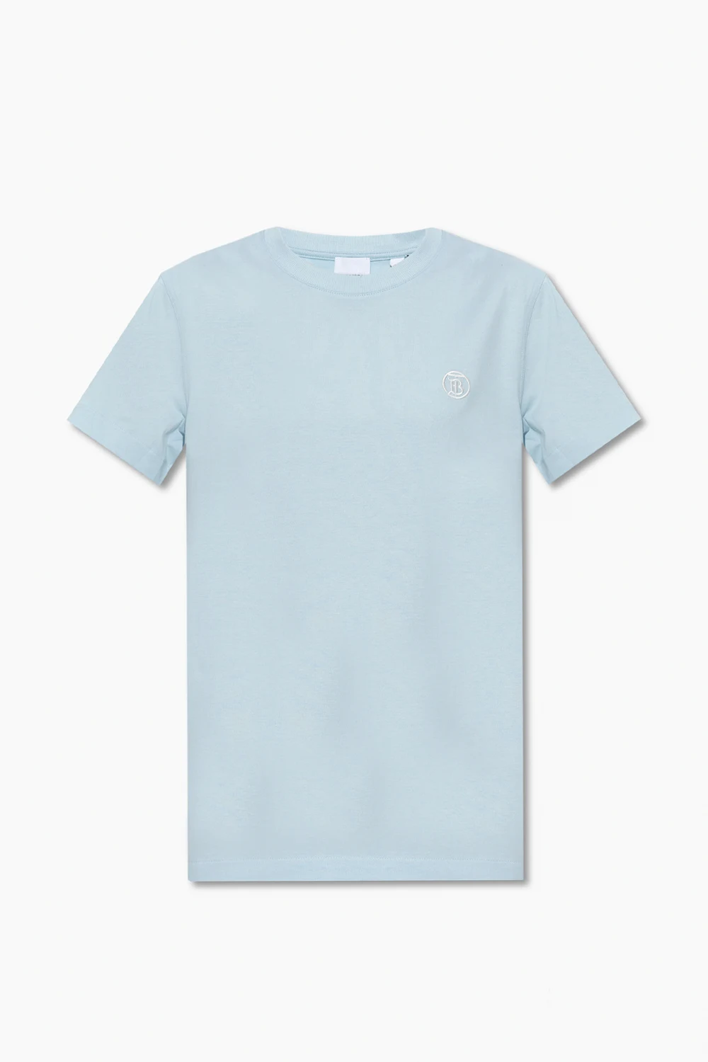 light blue T-shirt with logo